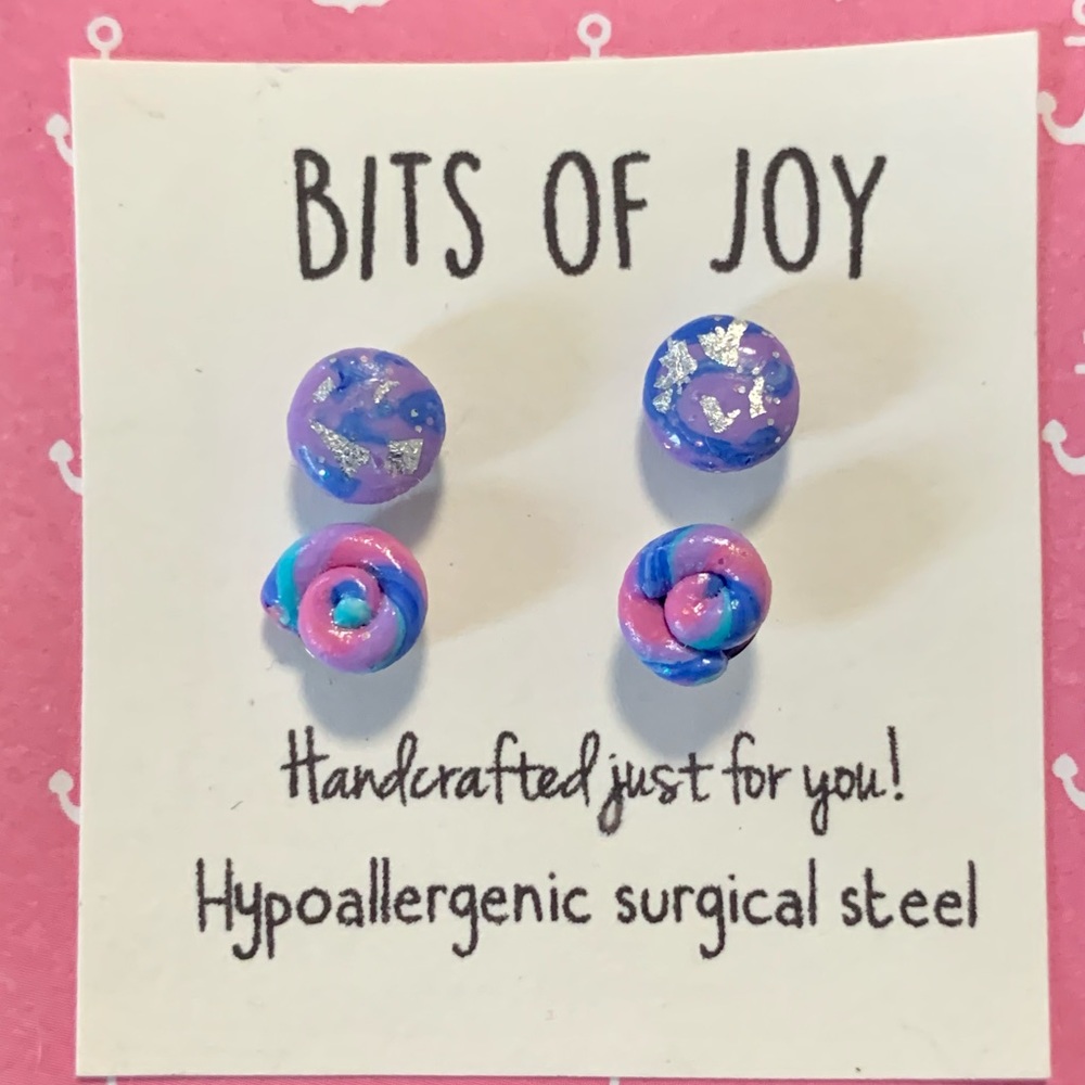 Brand New Stud Earrings - 2 Pairs